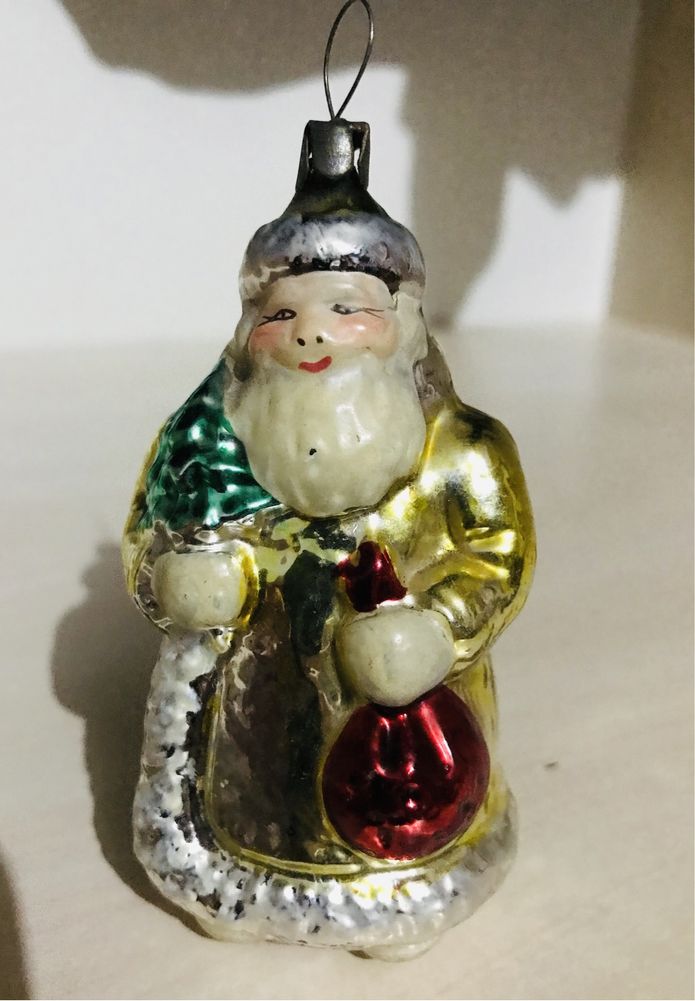 Советская ёлочная игрушка Дед Мороз