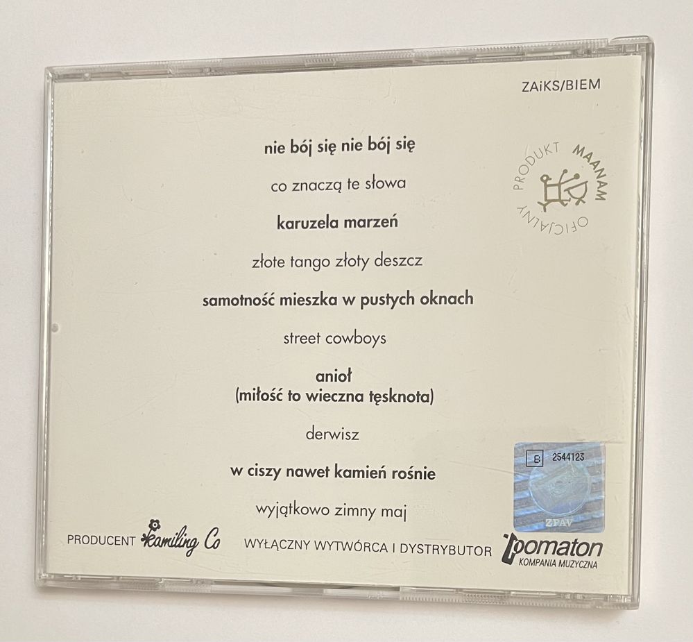 Maanam Derwisz i Anioł cd Kamiling