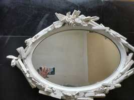 Espelhos Antigo Branco - Em madeira