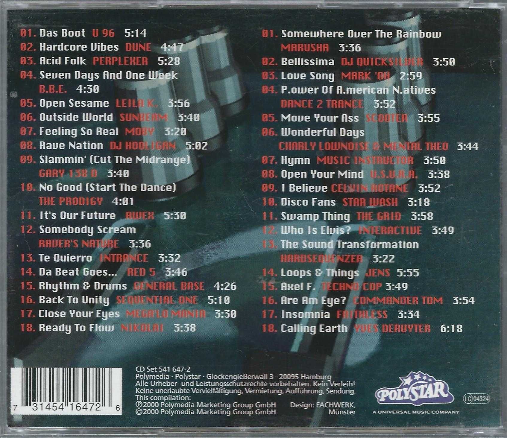 2 CD TechnoHits 92-96 (2000) (Polystar)