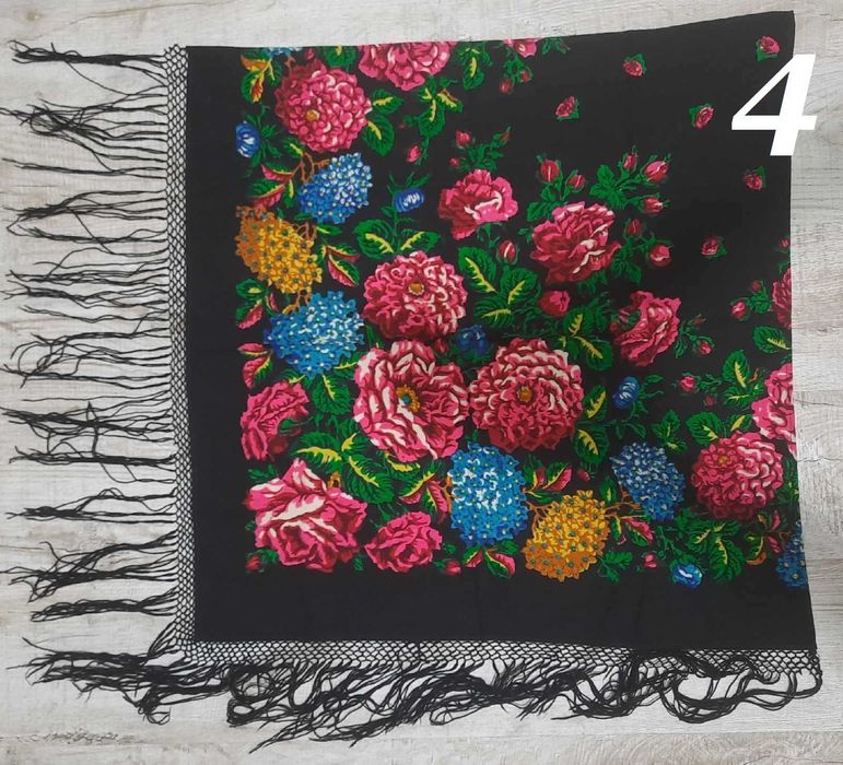 Платок шерстяной времен СССР. Хустка шерстяна, хустина.