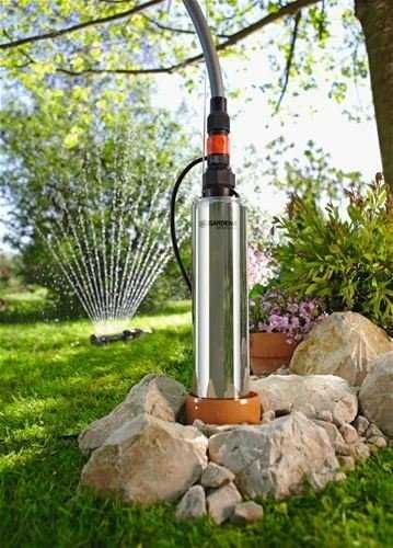 насос помпа Gardena Deep Well Pump Premium 6000/5 INOX Automat 30x20x2