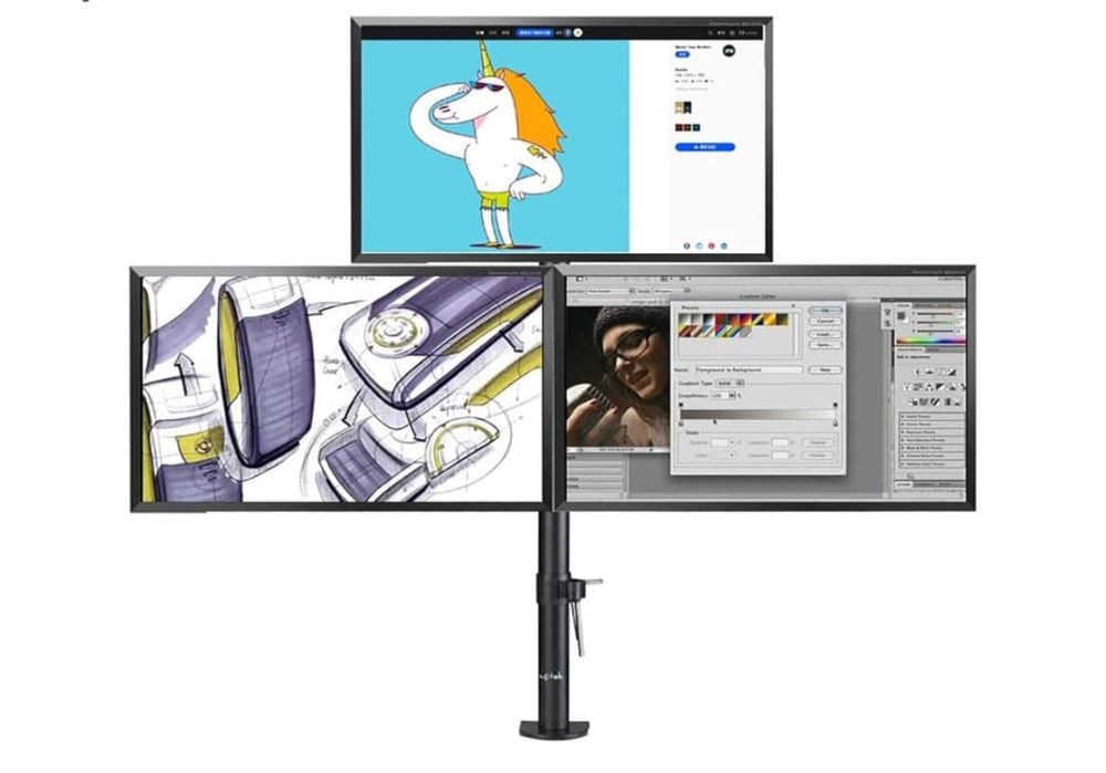 Uchwyt na monitor 13-32 cali obrotowy