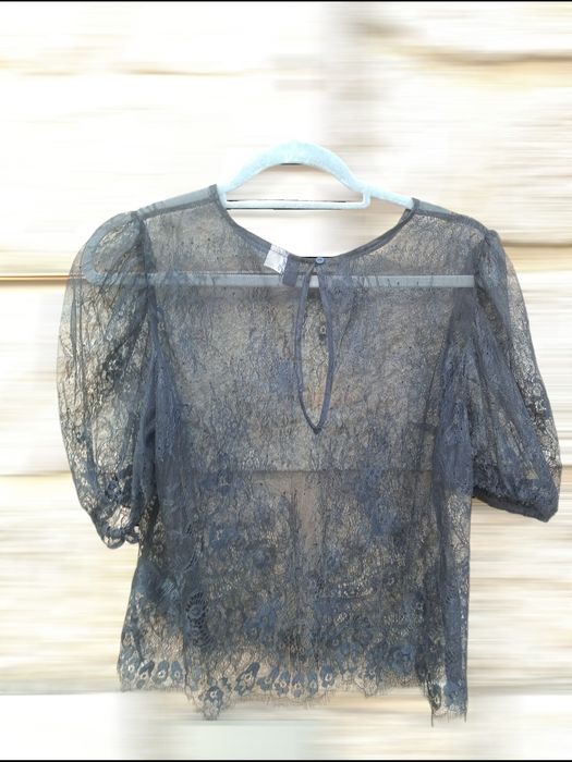 Blusa de Renda Divided H&M Tam 40
