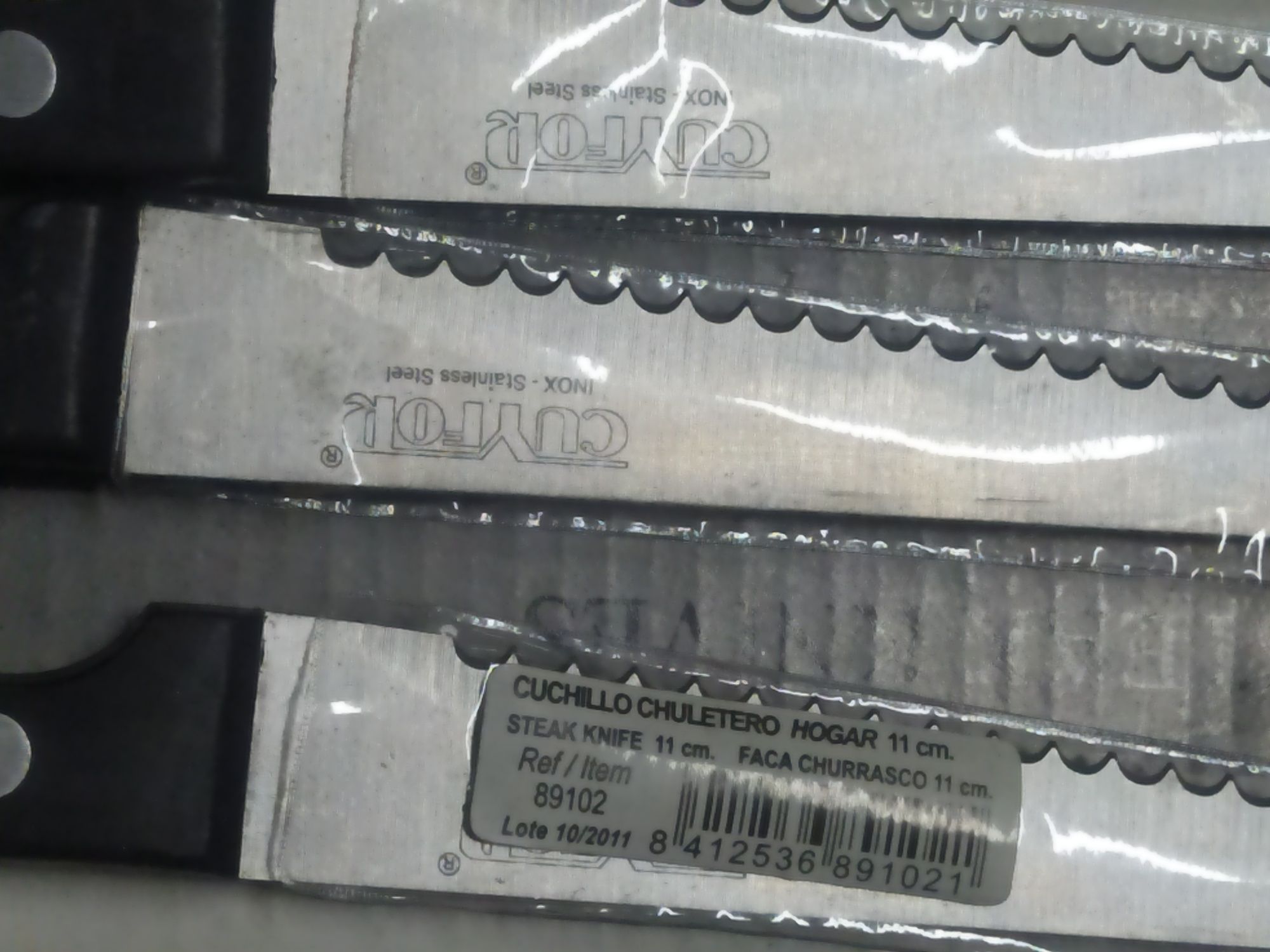 Facas de serrilha