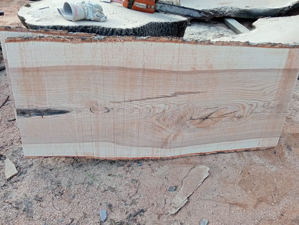 Foszty monolit tarcica blaty deska jesion na stół ok 155x65x7cm różne