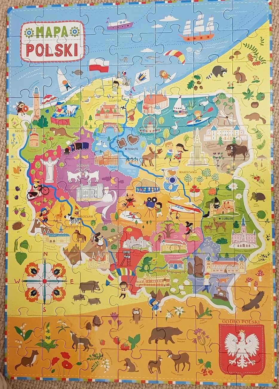 Puzzle Czu Czu Mapa Polski