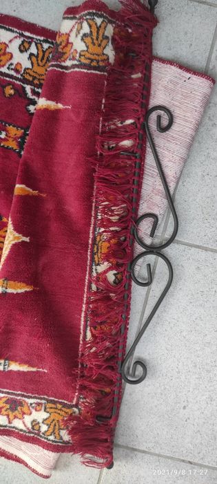 Kilim Gobelin Dywanik modlitewny klęcznik z czasów PRL