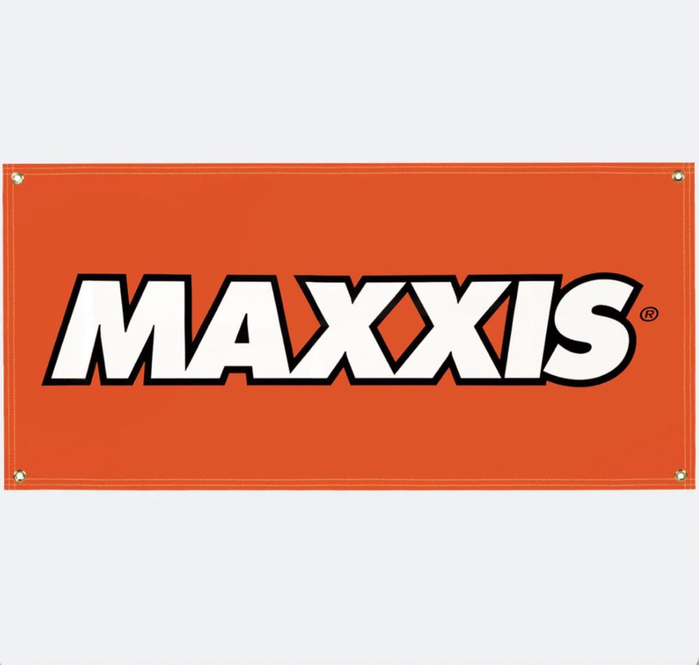 Baner plandeka Maxxis 150x60cm zaoczkowany