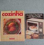 2 livros de culinária antigos