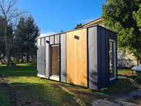 Sauna zewnętrzna , domek saunowy, konstrukcja stalowa! Modern Houses