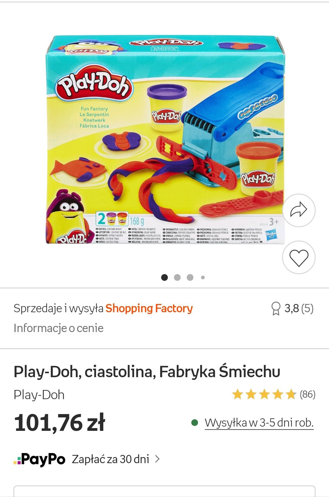 Play-Doh, ciastolina, Fabryka Śmiechu, Prasa do Ugniatania
Prasa do Ug