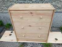 IKEA RAST komoda 3 szuflady 62x30x70 cm SOSNA- bdb !!