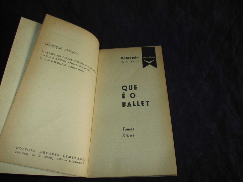 Livro Que é o Ballet Tomás Ribas