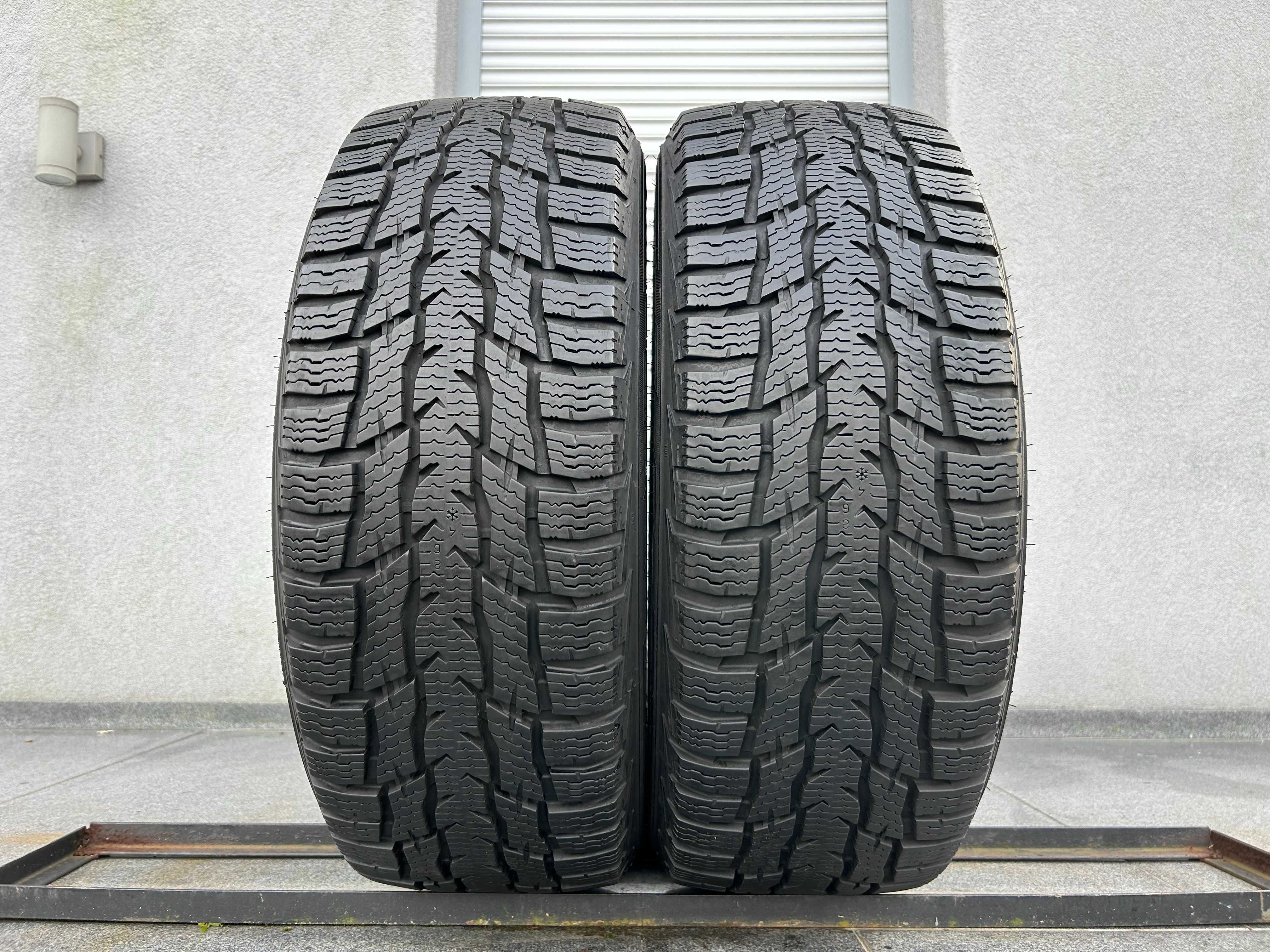 2 szt zimowe 225/55R17C Nokian 8,2mm 2019r świetny stan! fv23% Z1578