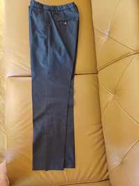 Spodnie materiałowe chłopięce, granatowe SMYK Cool Club 164 na kant