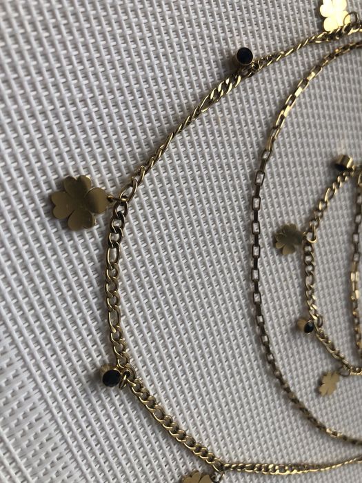 Piękny Nowy komplet biżuterii koniczyna wzór Apart