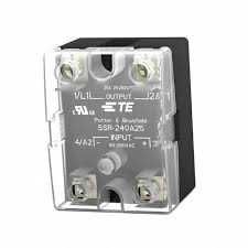 реле твердотельные SSR-240D25 SSR-240A25 SSR-480D(A)25 TE Connectivity