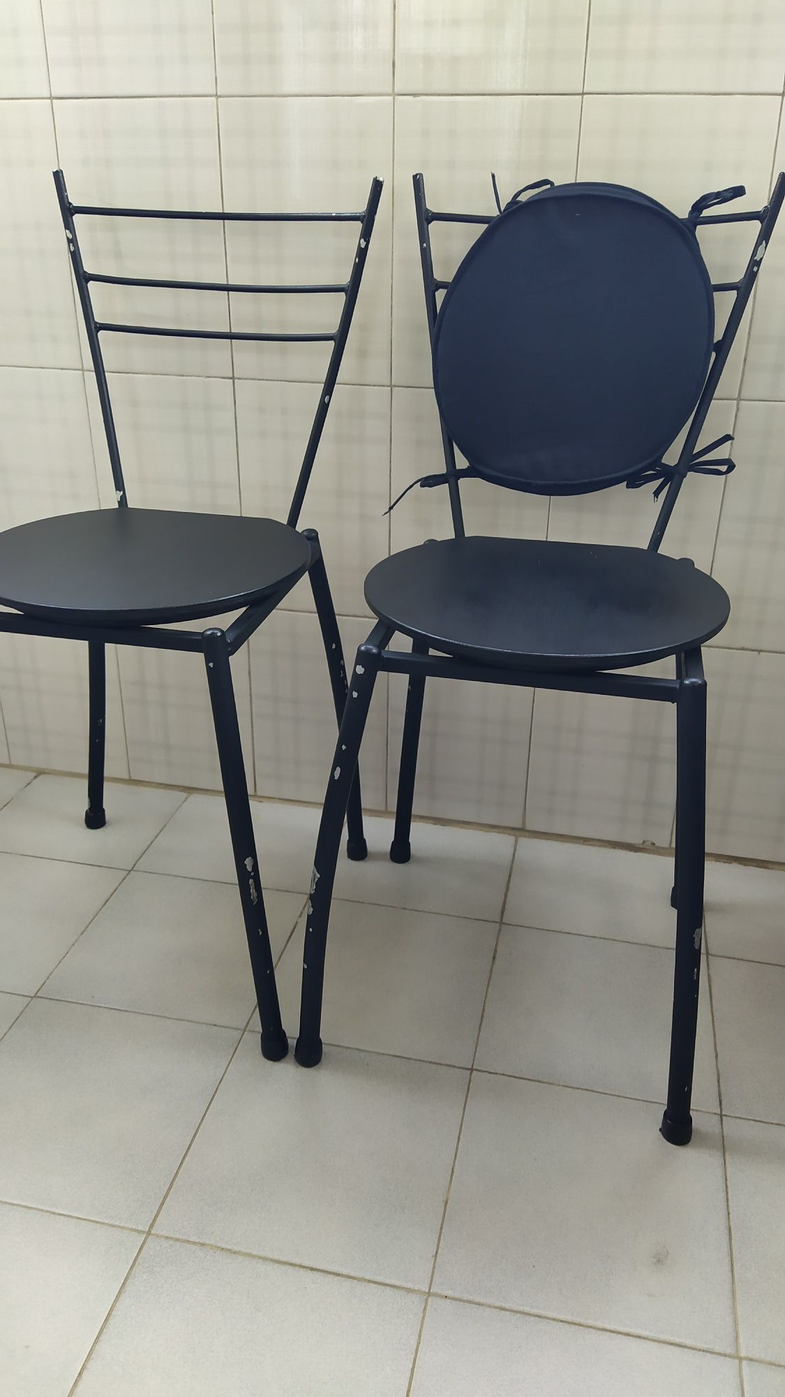 4 Cadeiras em ferro