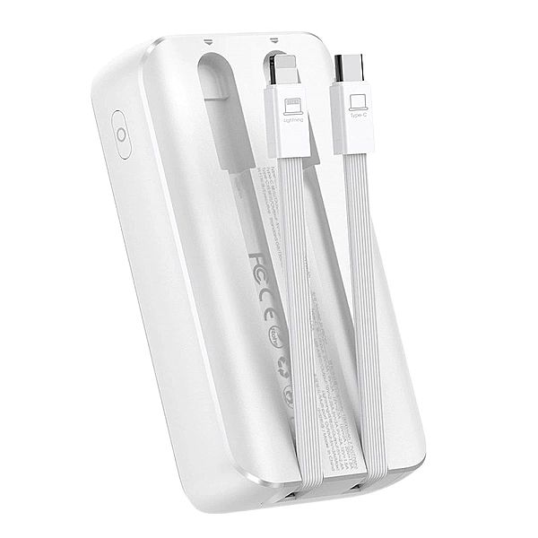 Mini powerbank z wbudowanymi kablami Joyroom JR-PBC06/30W 10000mAh - b