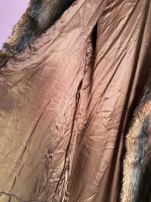 Futro naturalne z norek norki vintage retro S M