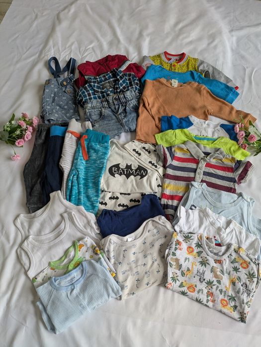 Mega paka ubranek dla chłopca Tanio 68