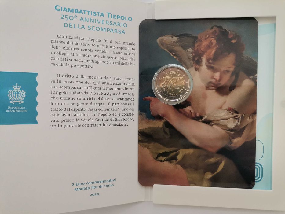 2 Euro Comemorativa - San Marino São Marino 2020 - Tiepolo