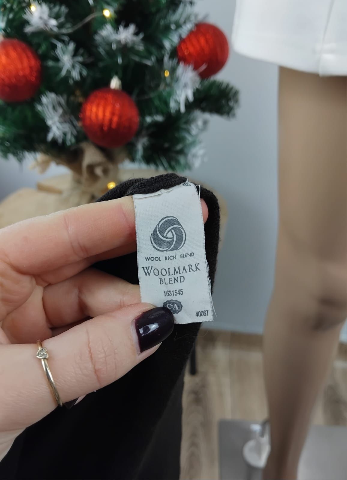 Wełniany sweter wełna woolmark sweterek ciepły dzianinowy kardigan