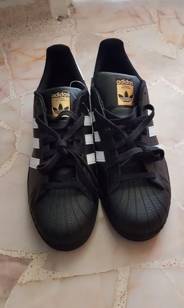 Оригинальные Adidas Superstar Core Black White (new in box) 36-45р