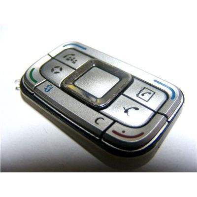 Klawiatura Nokia E65 Funkcyjna Srebrna Oryginał