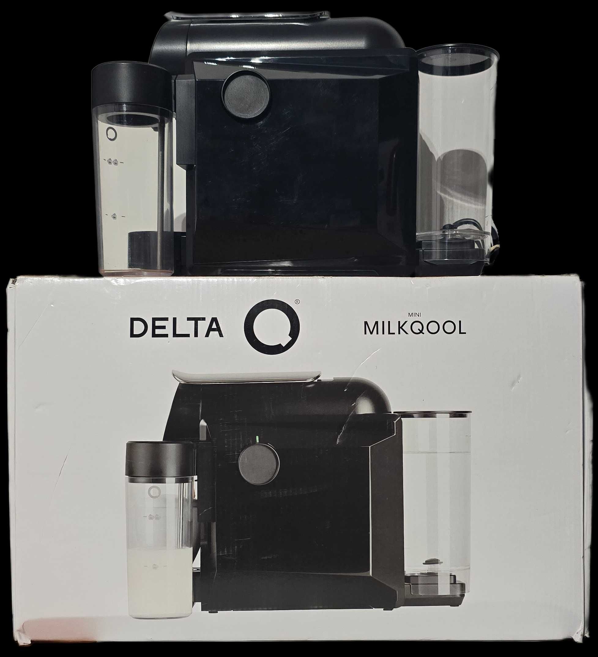 Ekspres kapsułkowy Delta Q MILKQOOL mini 20 bar czarny