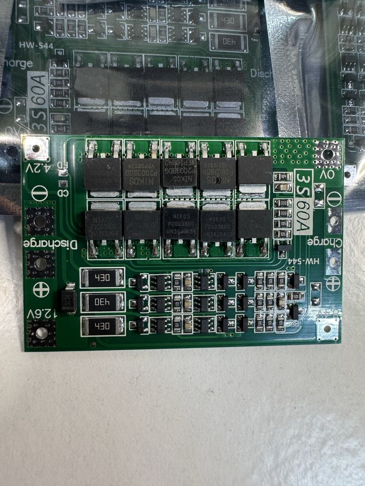 BMS Контролер 3S 60A Для LI-Ion акумуляторів