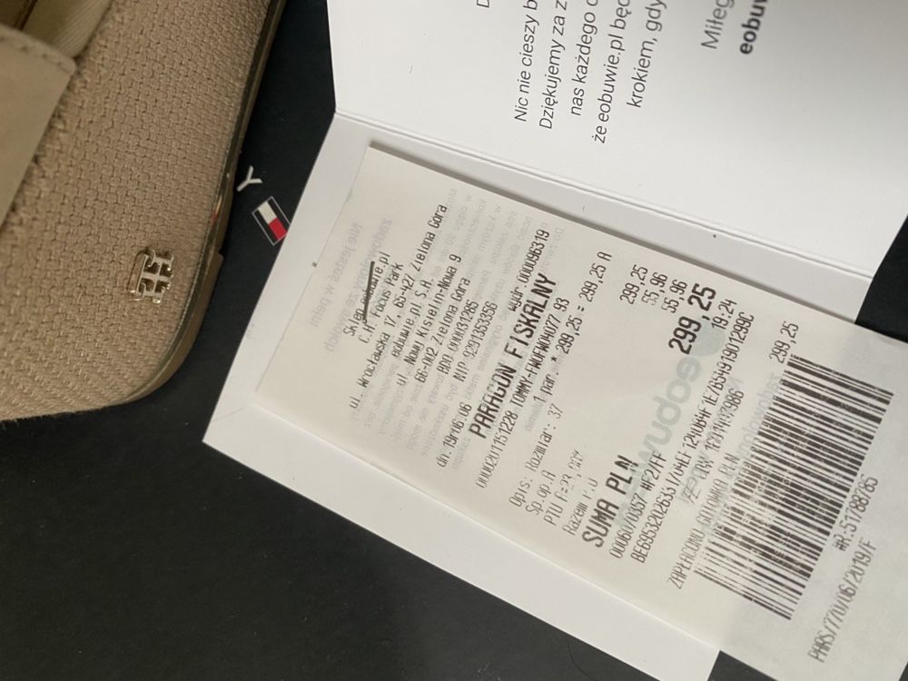 Koturny Tommy Hilfiger 37 - jak nowe! Nowy model!