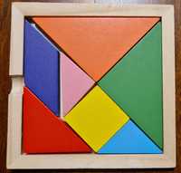 Układanka puzzle drewniane tangram