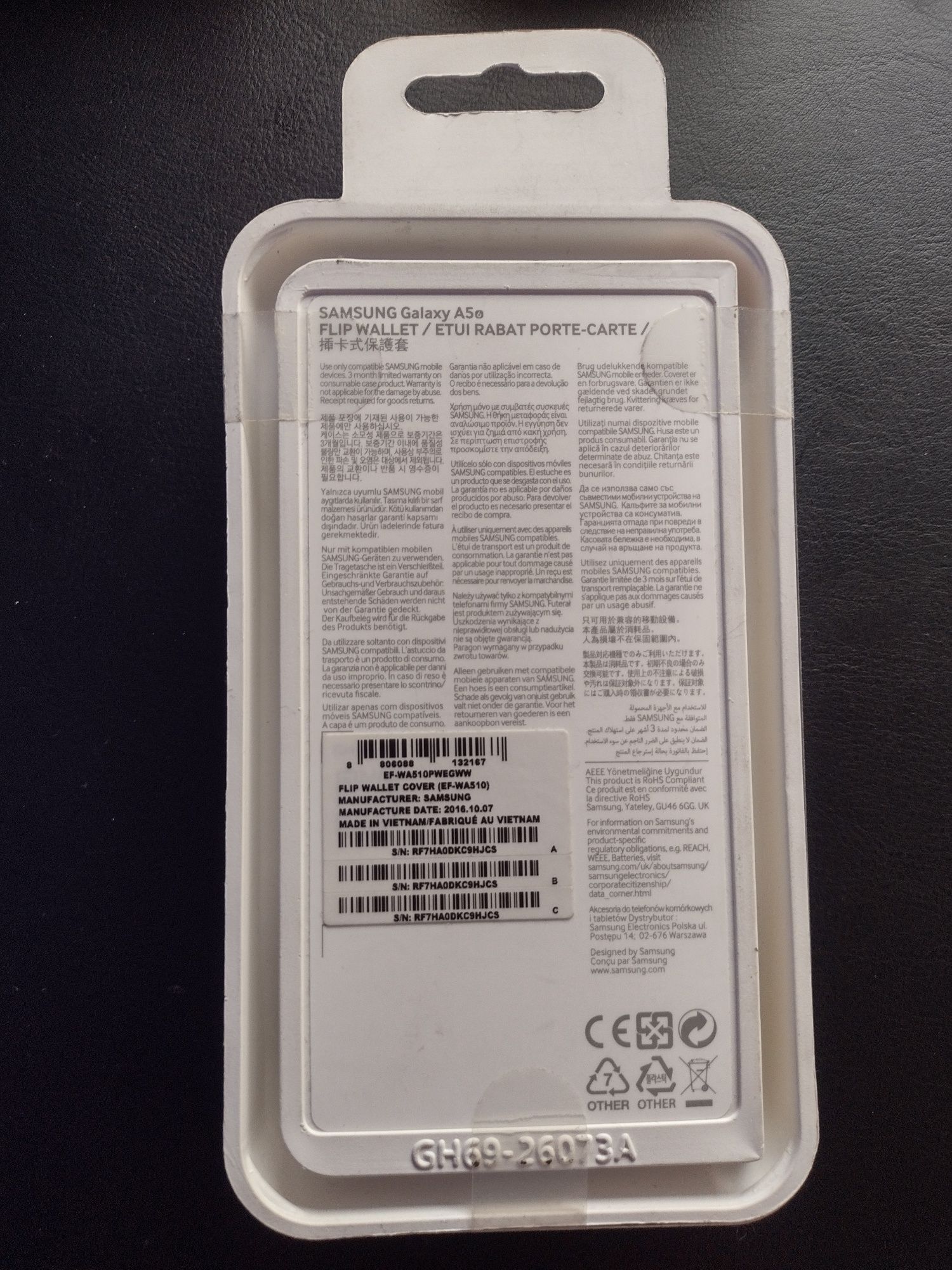 Oryginalne etui Samsung Galaxy S5 6 flip wallet