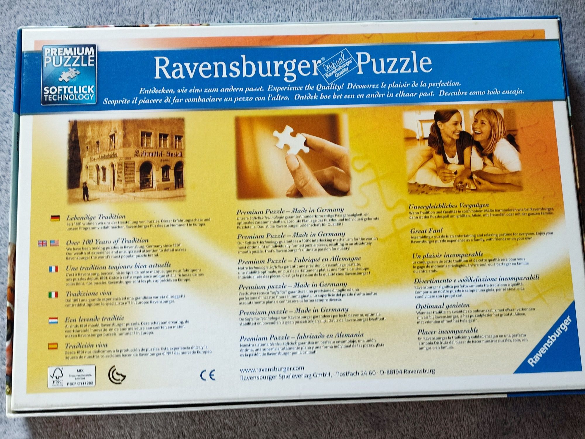 Puzzle Ravensburger Selfie na farmie Wesołe konie 498 klocków