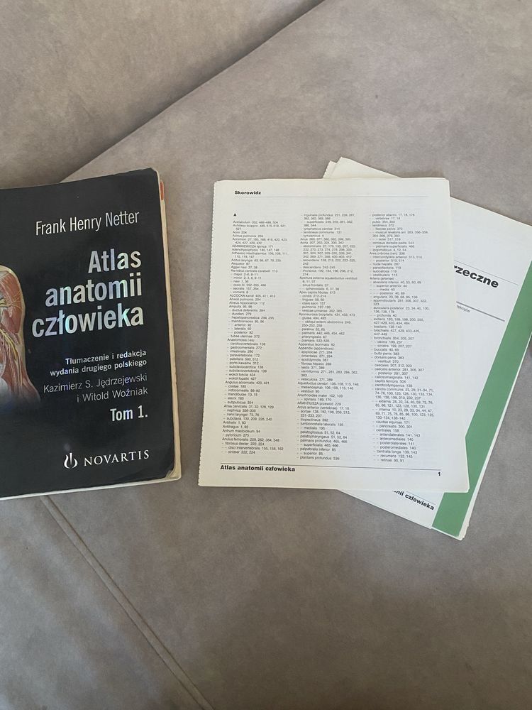 Atlas Anatomii Człowieka Netter tom 1 i 2