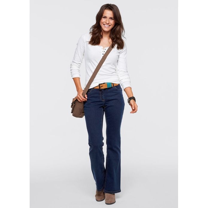 bonprix jeansy spodnie jeansowe ze strechem bootcut 54 vv