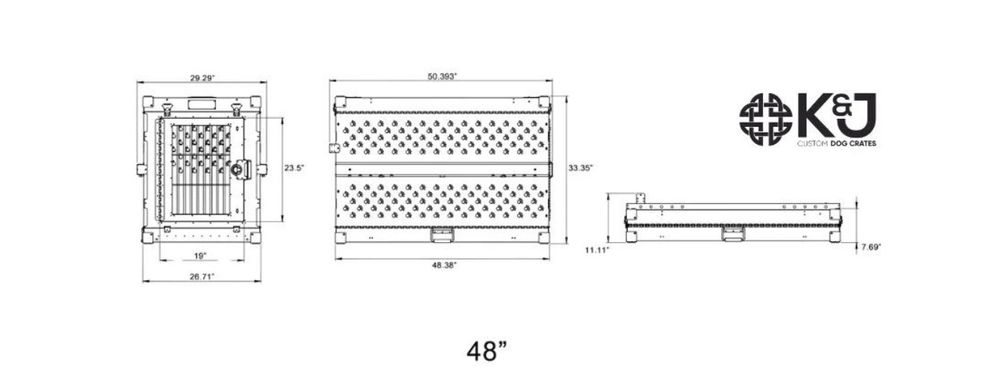 Caixa Dobrável para caes (Dog Crate)