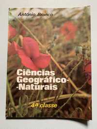 Livro Antigo de Ciências Geográfico-Naturais (4ª classe)