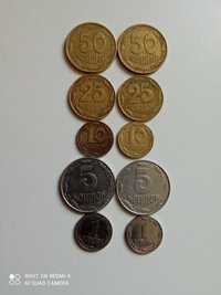 Монеты Украины 1992г.