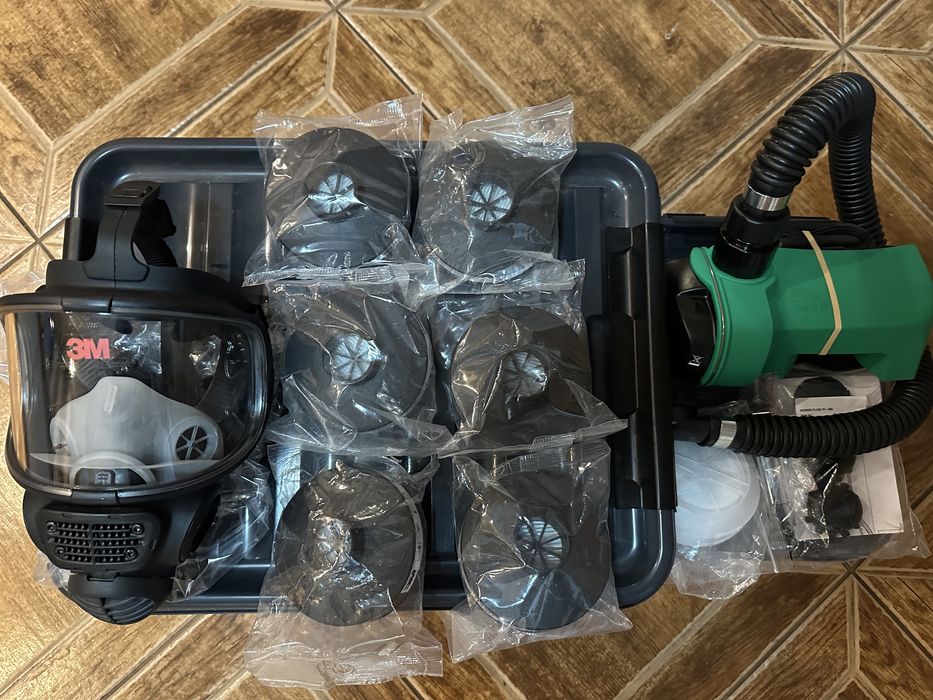 3M Maska + system z wymuszonym przeplywem powietrza