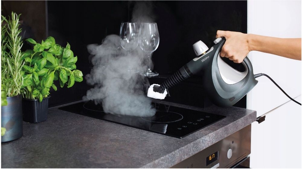 Myjka Parowa Ciśnieniowa Parownica Mop PAROWY Czyścik Szczotka Dysza