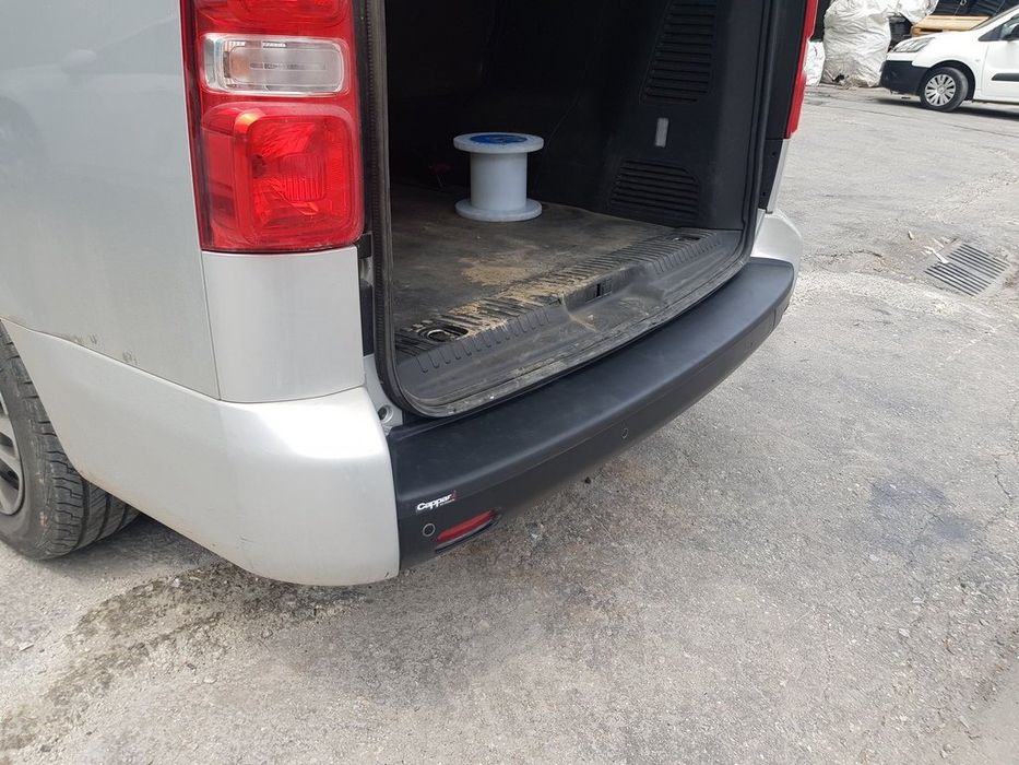 Peugeot Expert, Traveller Накладка на задний бампер EuroCap (ABS)