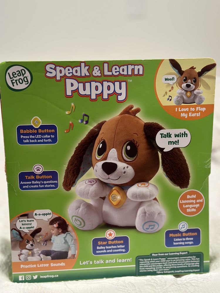 LeapFrog интерактивная игрушка собака щенок puppy dog оригинал