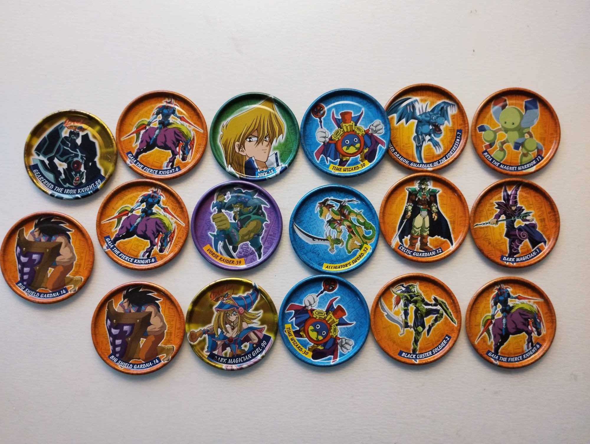 Tazos Yu-gi-oh Metal & Mega Tazos