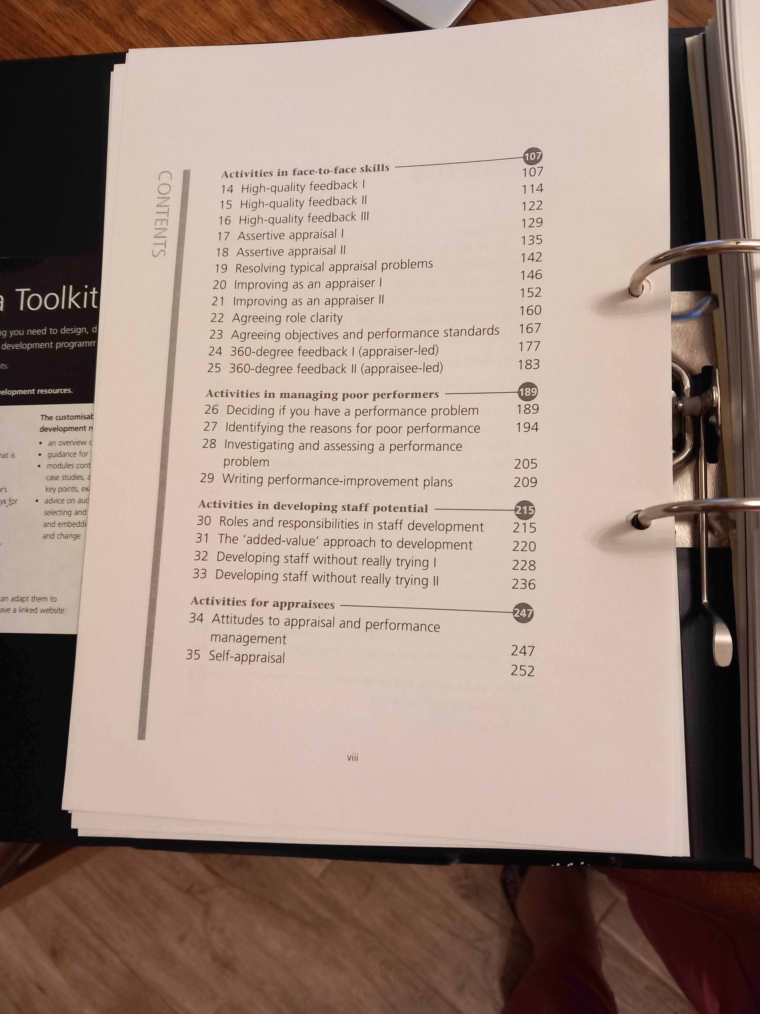 Performance management and apprisal