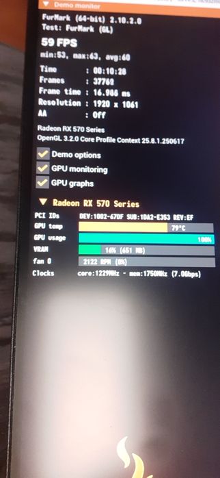 Видеокарта рх570 4гб