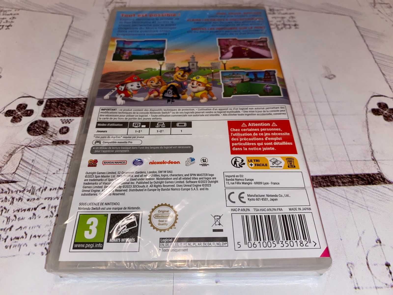 Psi Patrol Pawn Patrol Nintendo nowa polska wersja
