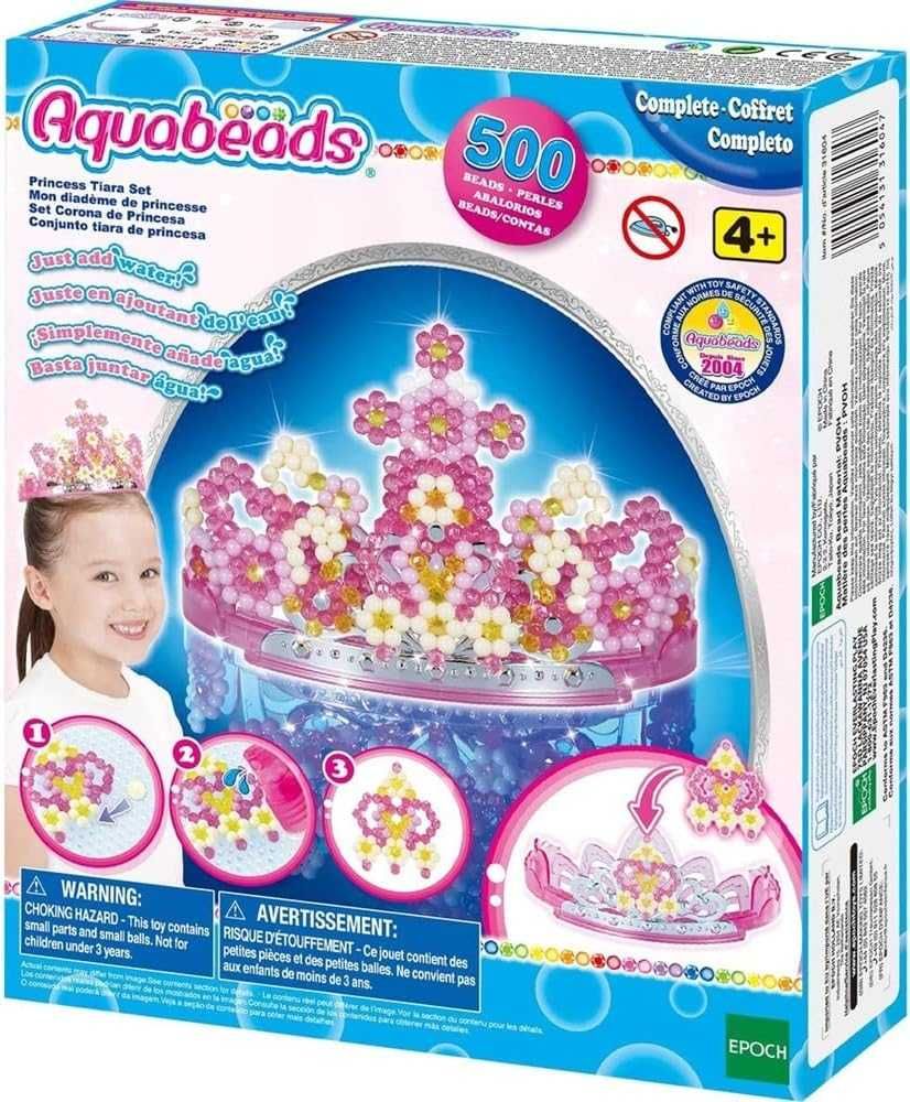 Творческий набор Aquabeads 3D Princess Tiara. Аквабидс корона тиара